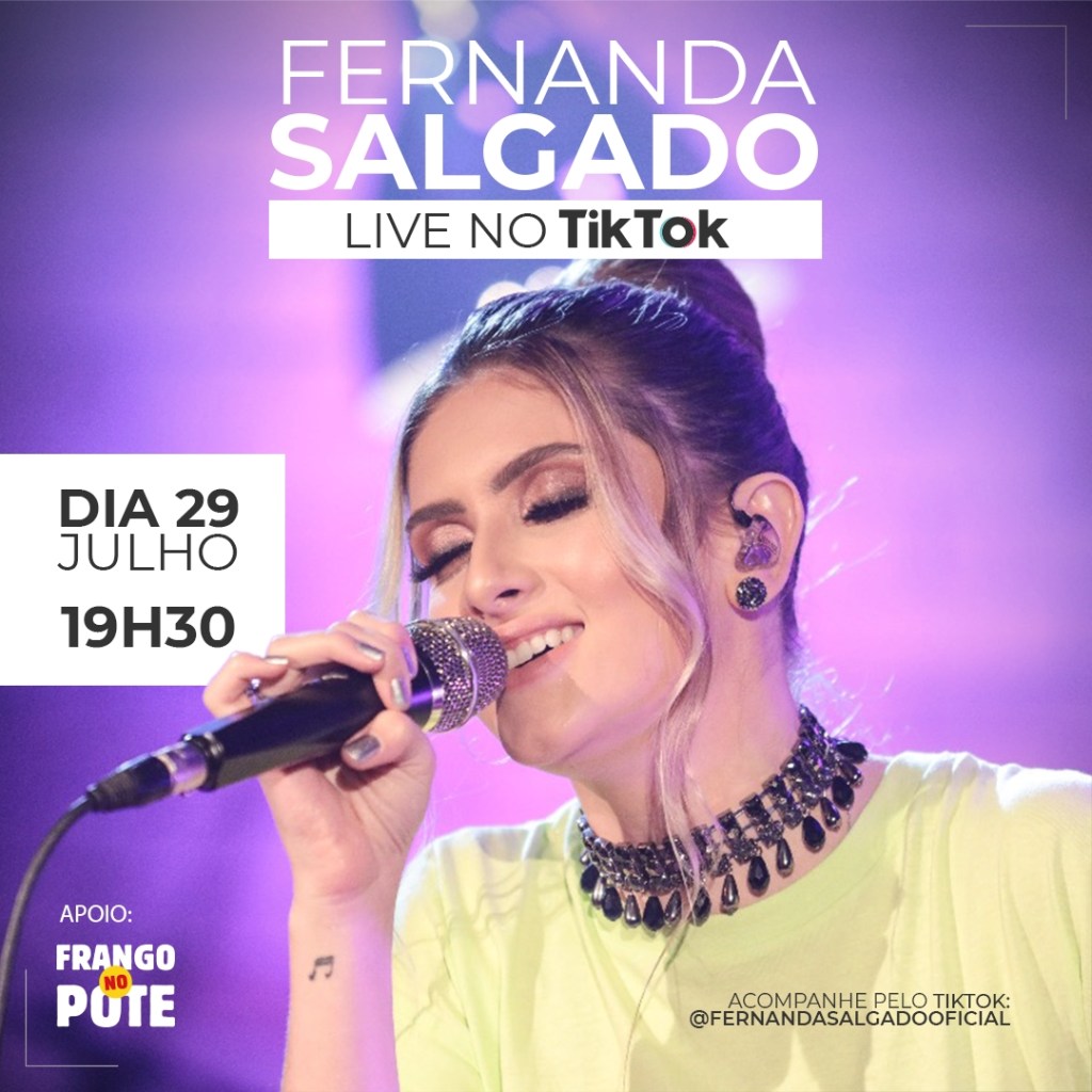 Fernanda Salgado será atração de live&nbsp;sertaneja