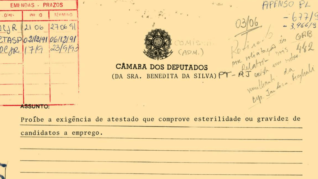 Lei usada em portaria de Onyx proíbe discriminação de mulheres no&nbsp;trabalho